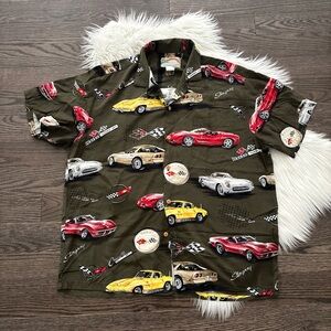 Paradise Found Corvette Stingray Button Up